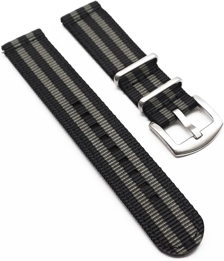 Nylon Watch Strap, Nylon Strap 18mm 20mm 22mm Quick Release Spring Military Watchband Accessories Replacement Bracelet Canvas Watch Bands