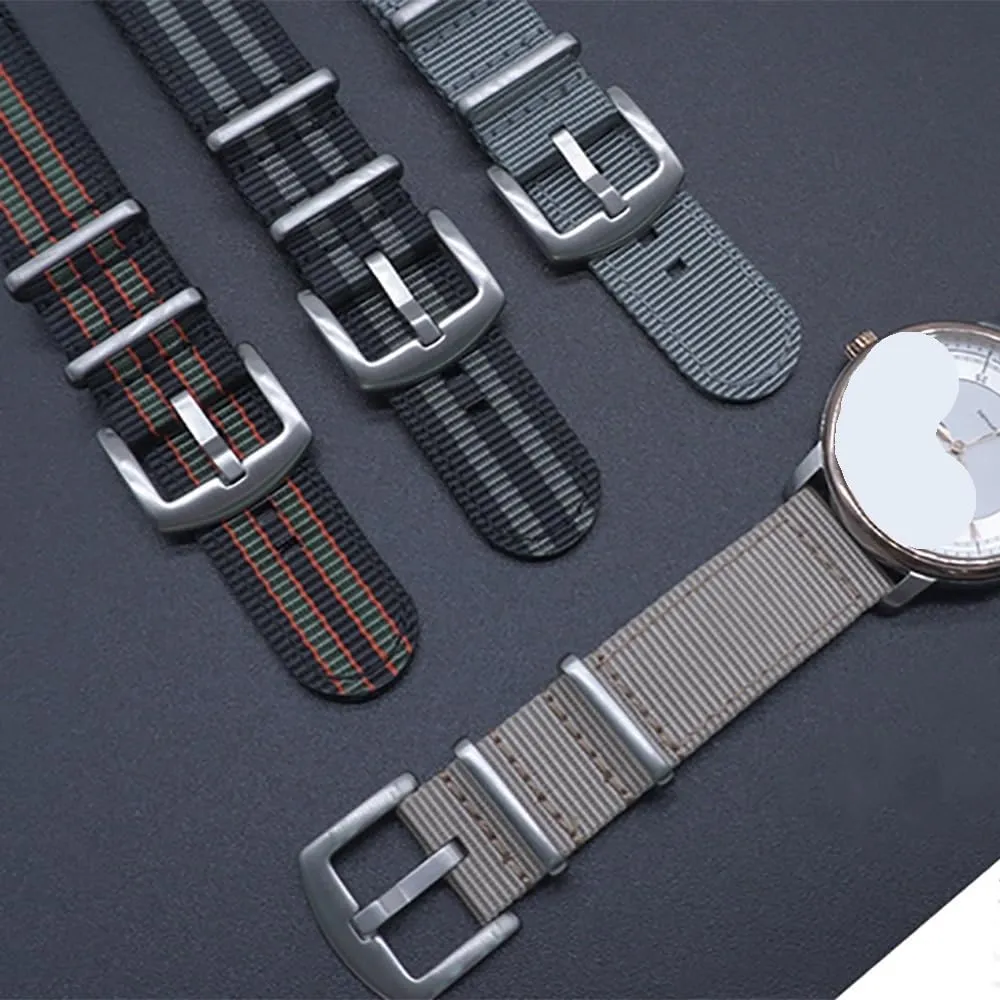 Nylon Watch Strap, Nylon Strap 18mm 20mm 22mm Quick Release Spring Military Watchband Accessories Replacement Bracelet Canvas Watch Bands