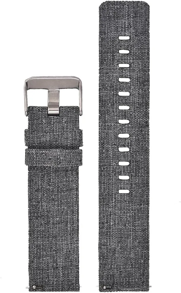 Nylon Watch Strap Nylon Watch Band 18Mm 20Mm 22Mm 24Mm Quick Release Canvas Watch Straps Watchbands Sports Strap /22Mm/Black White-B