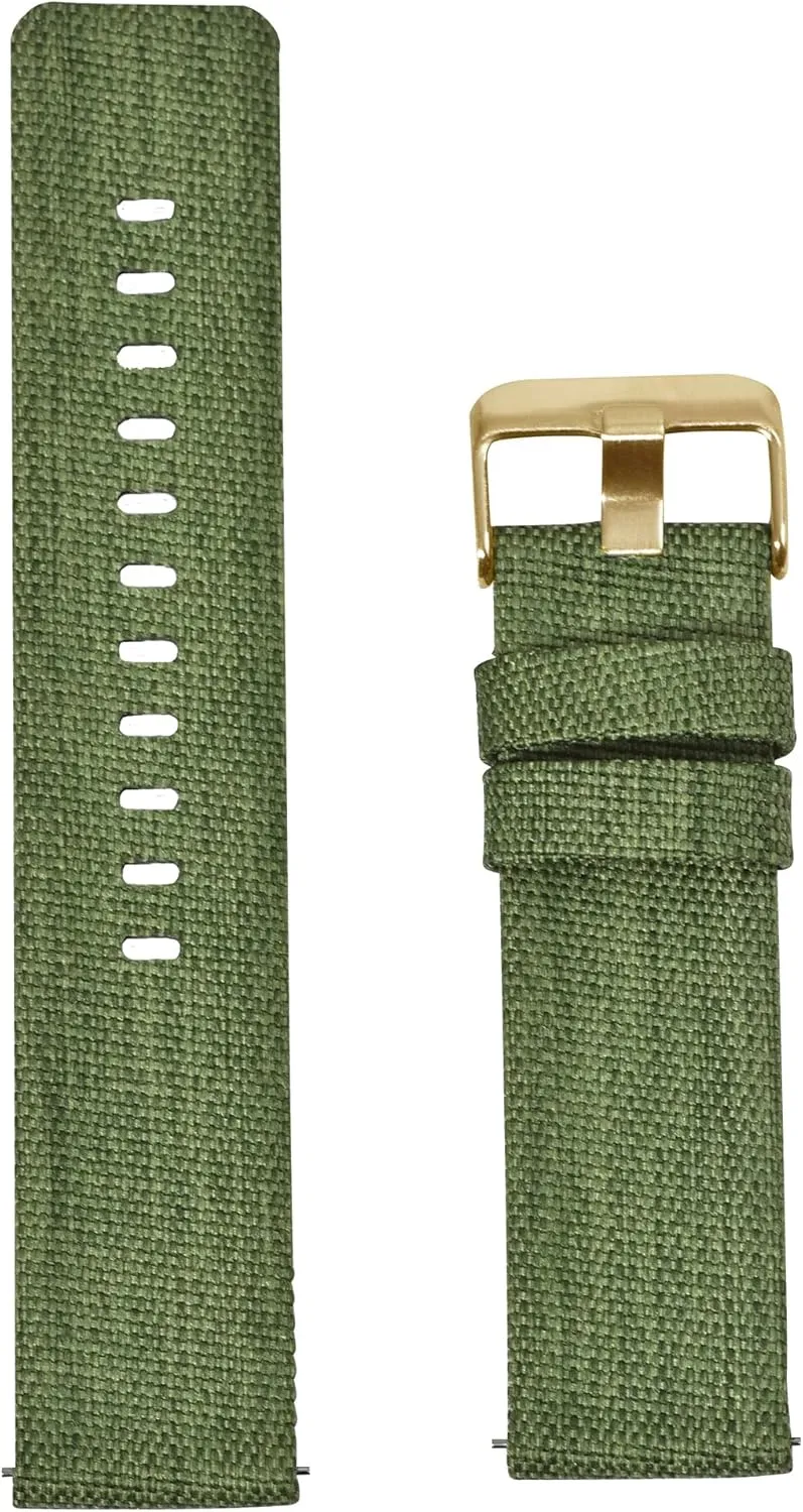 Nylon Watch Strap Nylon Watch Band 18Mm 20Mm 22Mm 24Mm Quick Release Canvas Watch Straps Watchbands Sports Strap /22Mm/Black White-B