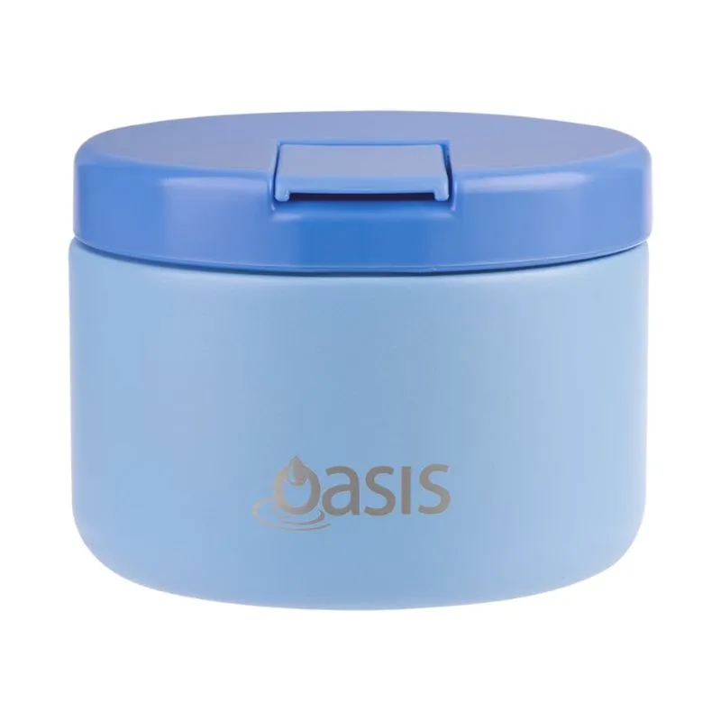 Oasis stainless steel double wall insulated food flask with quick release lid 300ml