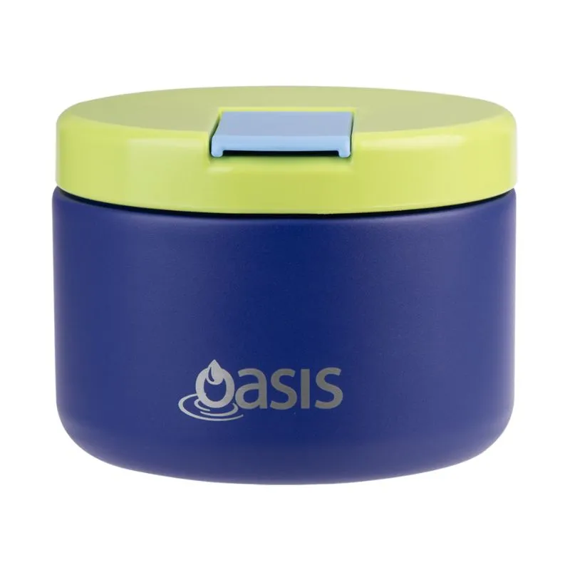Oasis stainless steel double wall insulated food flask with quick release lid 300ml