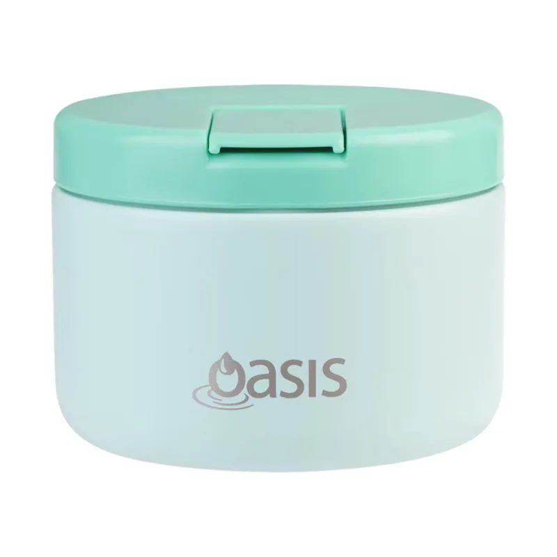 Oasis stainless steel double wall insulated food flask with quick release lid 300ml