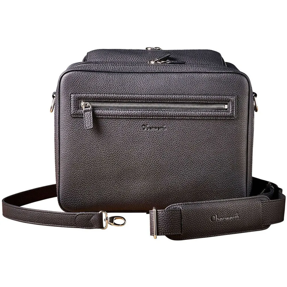 Oberwerth LHSA Leo M Voyager Camera Bag (Brown/Red Lining)