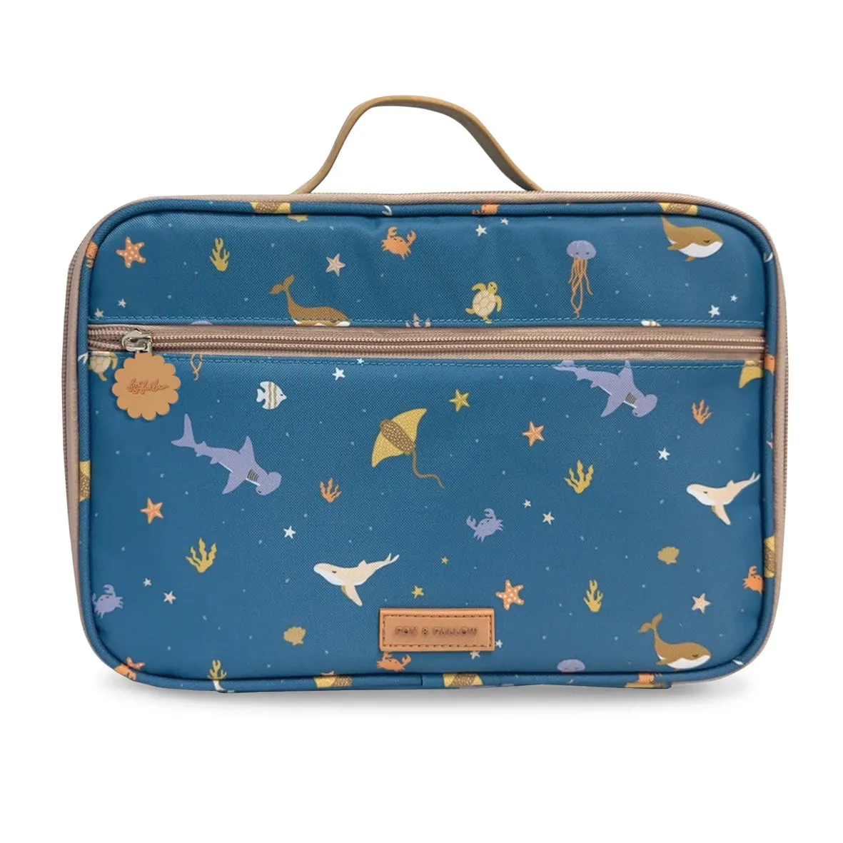 Ocean Creatures Marine Lunch Bag | Fox & Fallow