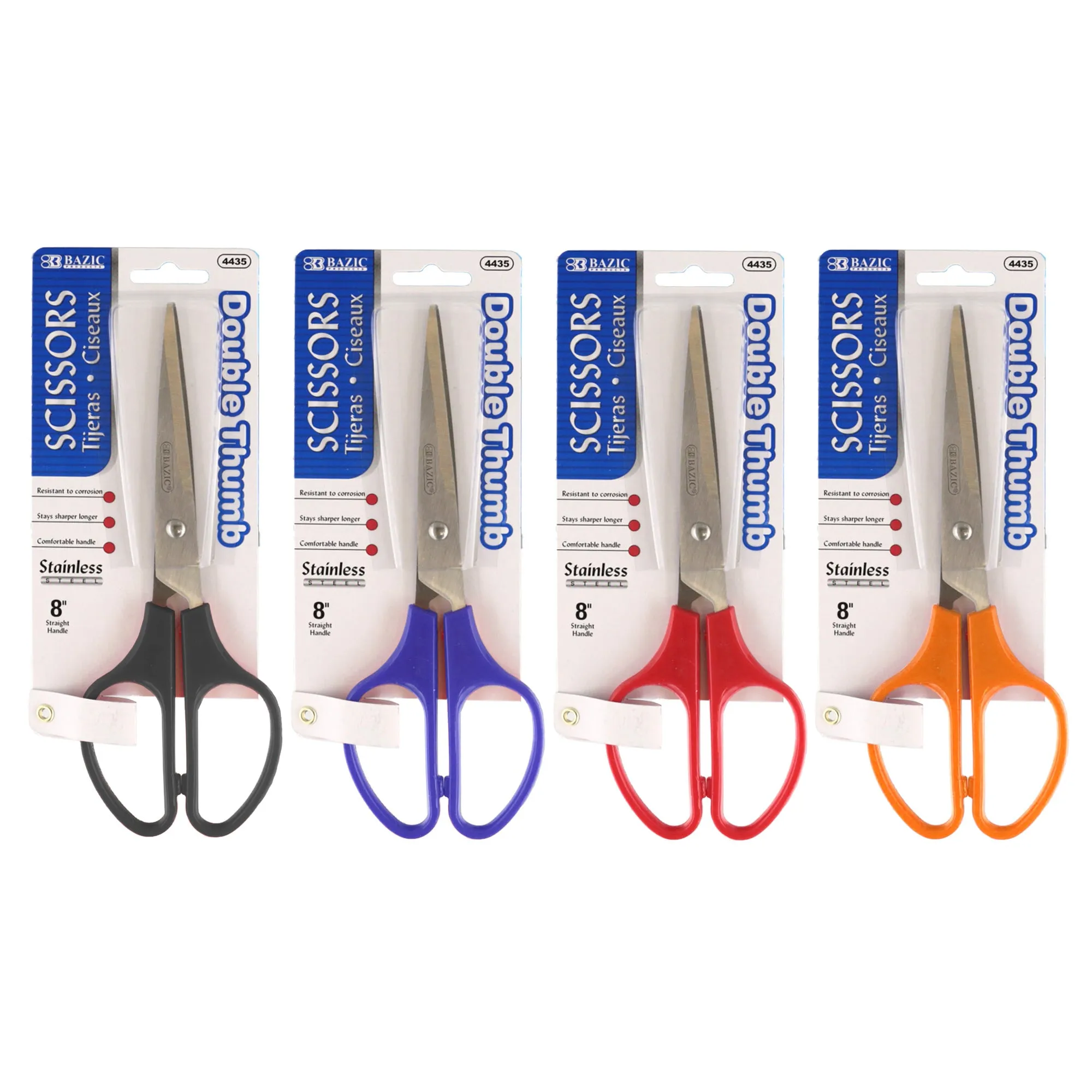 Office Scissors 8" Double Thumb