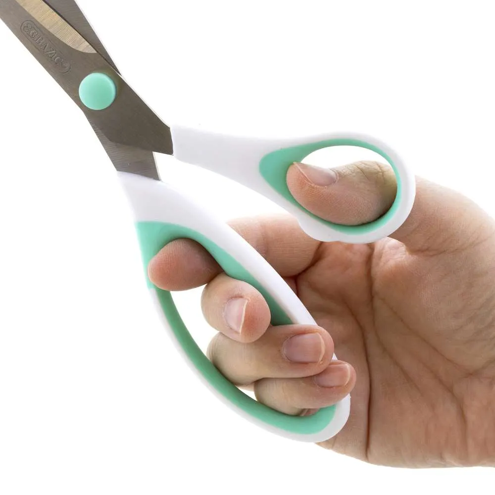 Office Scissors 8" Pastel Soft Grip Multipurpose