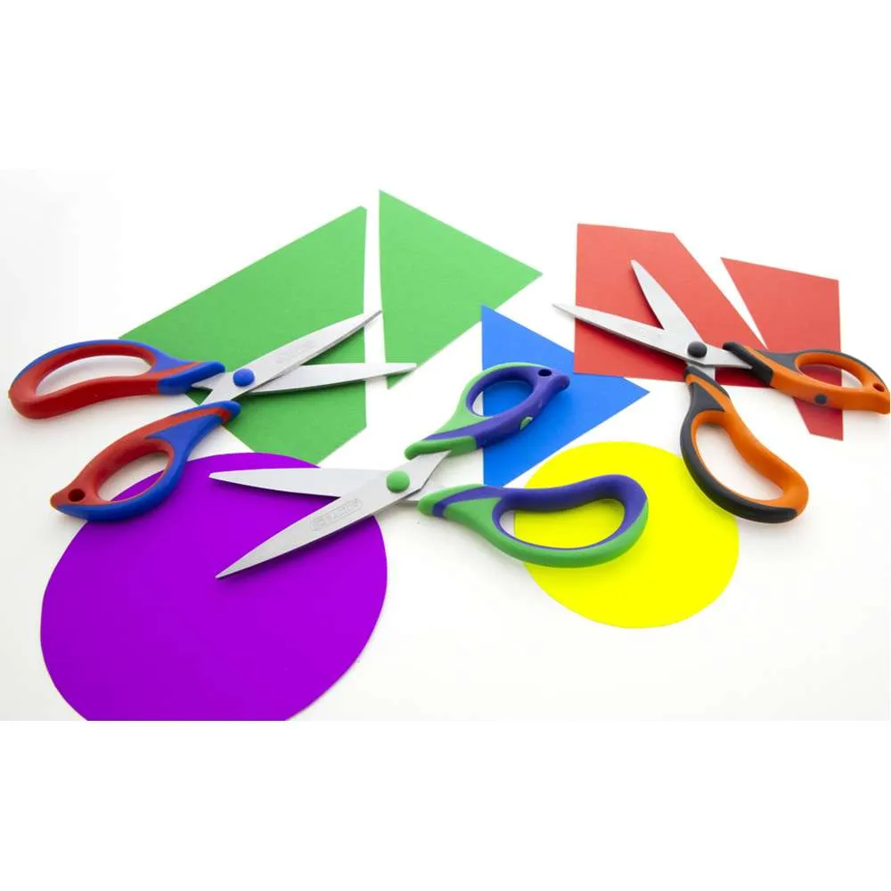 Office Scissors 8" Two-Tone Soft Grip