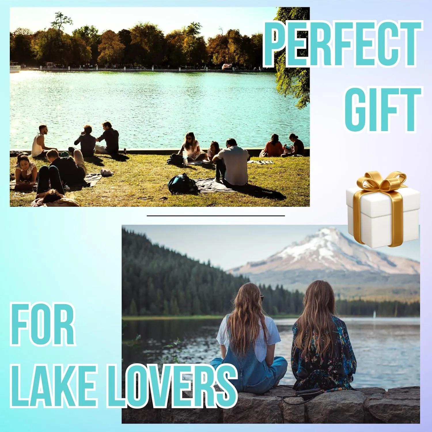 Onebttl Lake House 20oz Stainless Steel Insulated Tumbler - Teal, Life is Better at the Lake, Housewarming Gift for Women