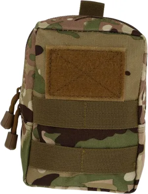 Outdoor Camouflage Medical Waist Bag Multi Functional Storage Pouch for Travel Hiking and Daily Use Convenient Button Design for Easy Attachment
