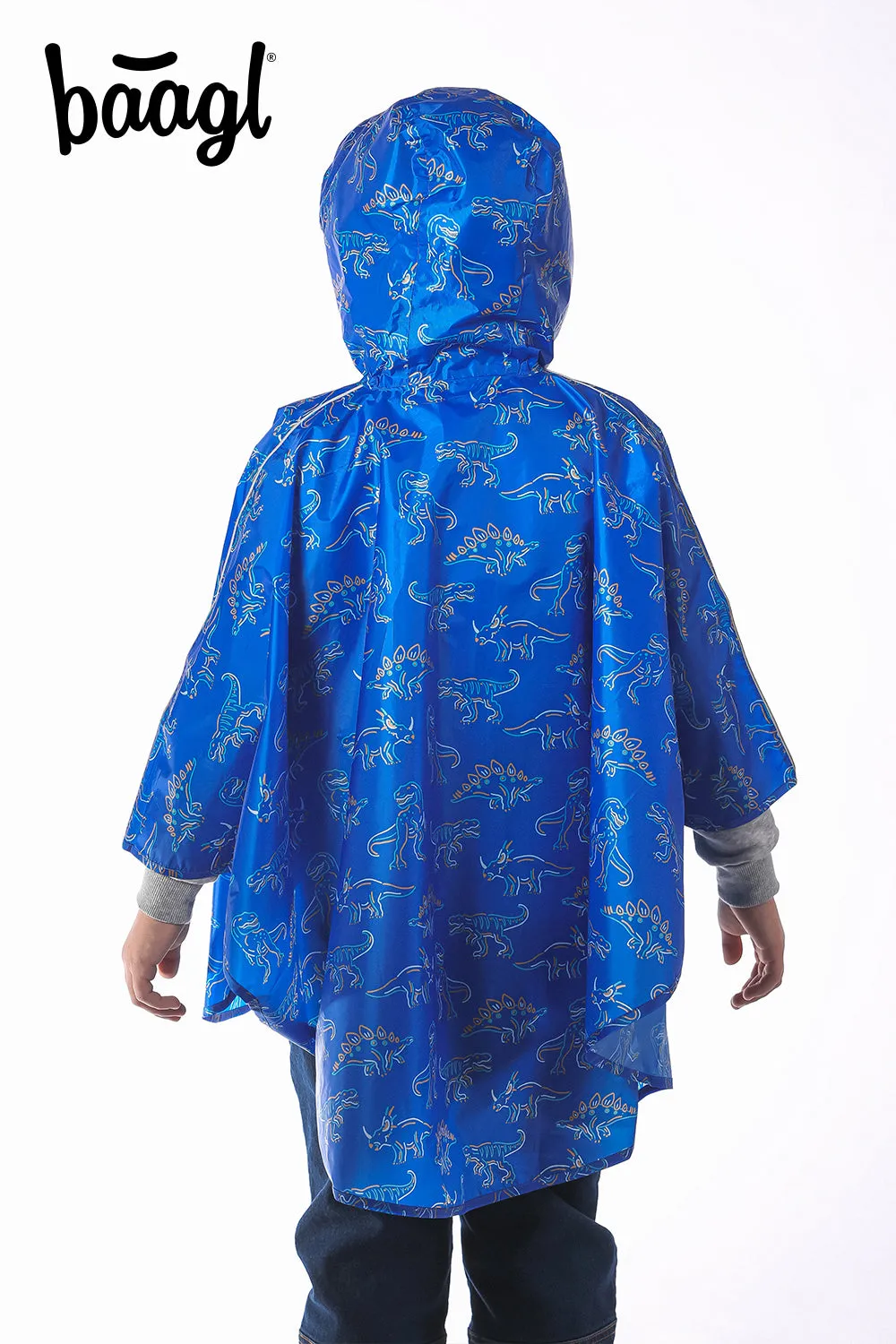 Outdoor Rain pončo Dino size XS (90 -110 cm)