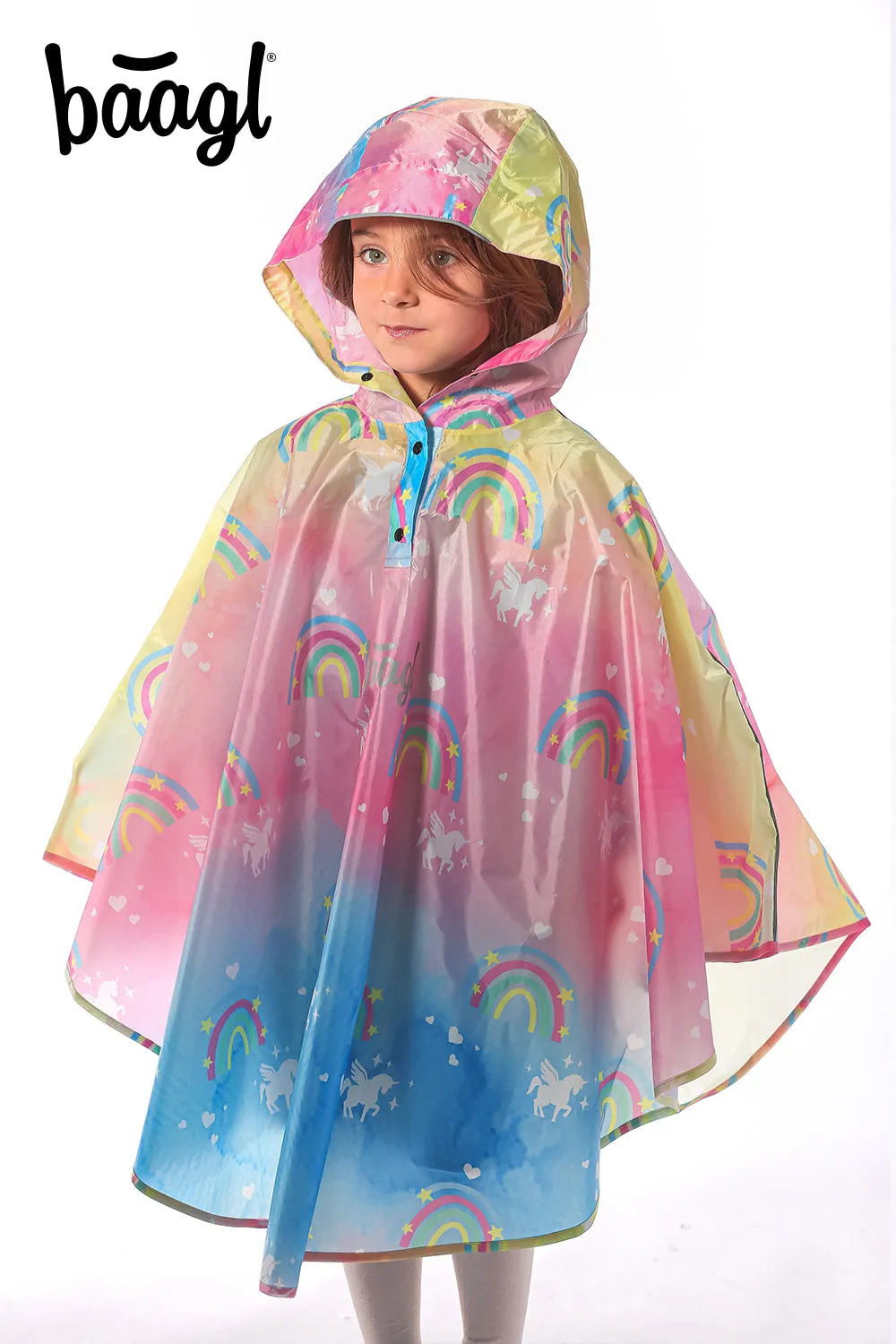 Outdoor Rain pončo Unicorn size S (110 -130 cm)