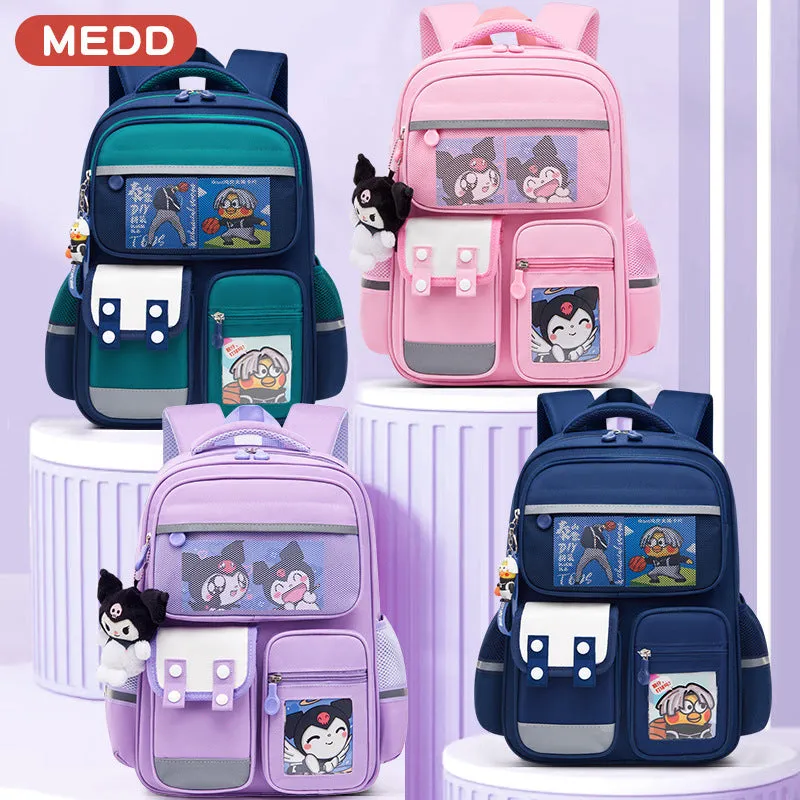 Oxford Waterproof School Bag for Primary Students