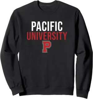 Pacific University Boxers Stacked Sweatshirt