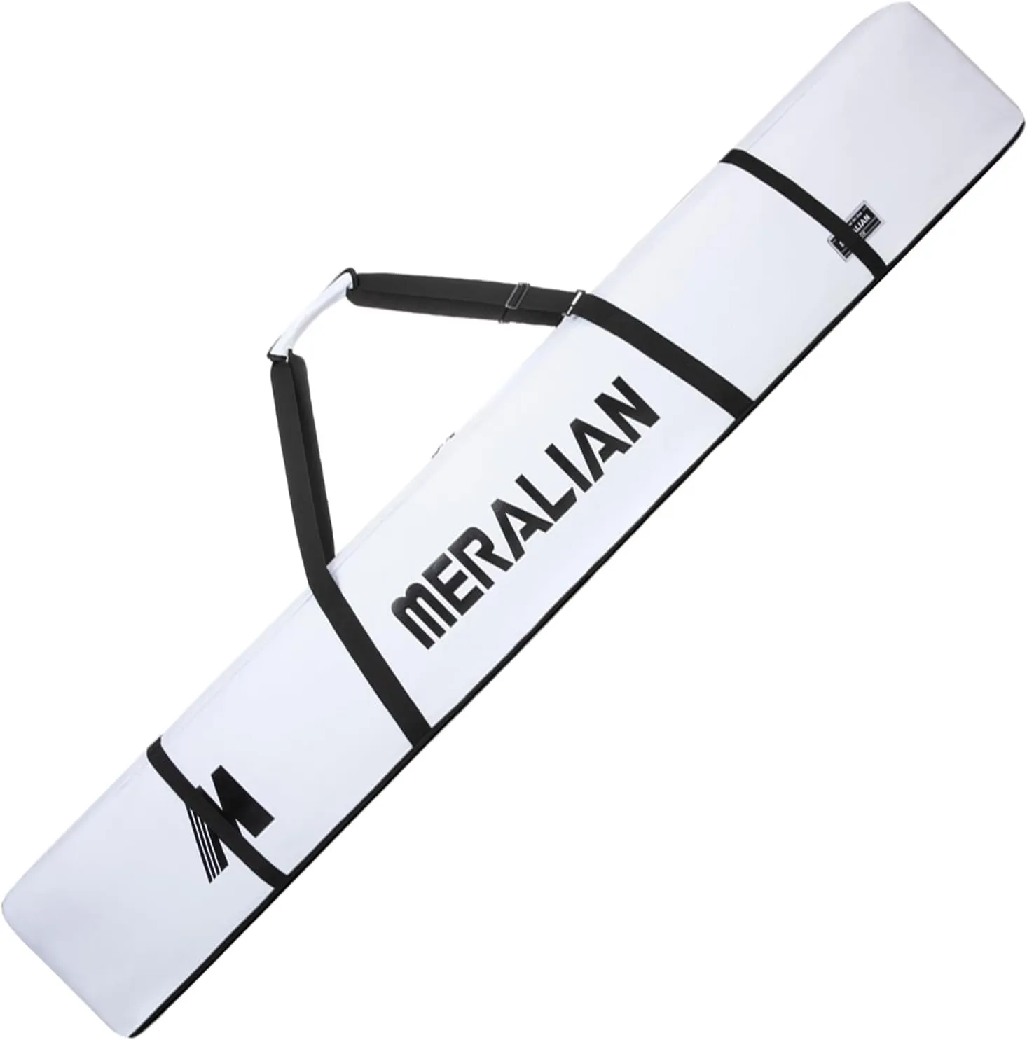 Padded Ski Bag,Waterproof Full Padded Single Ski Travel Bag with Adjustable Shoulder Strap.