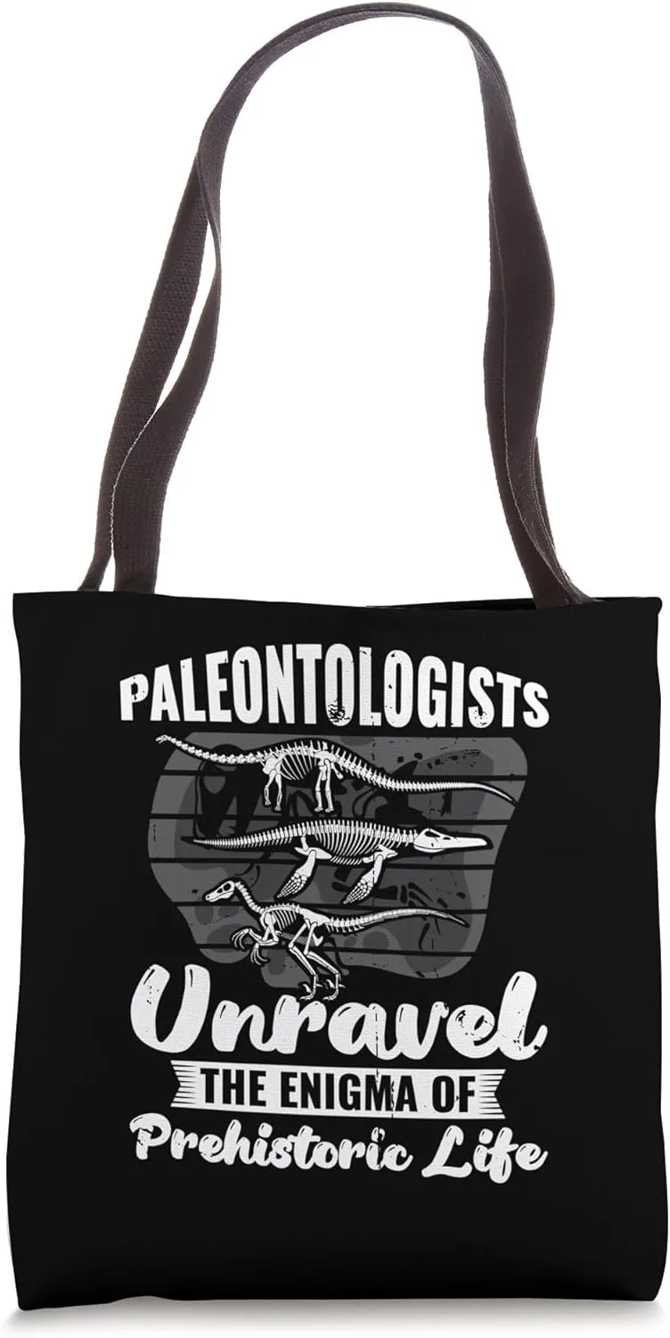 Paleontologists unravel - Dinosaur Paleontologist Tote Bag