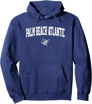 Palm Beach Atlantic University Sailfish One Color Arch Logo Pullover Hoodie