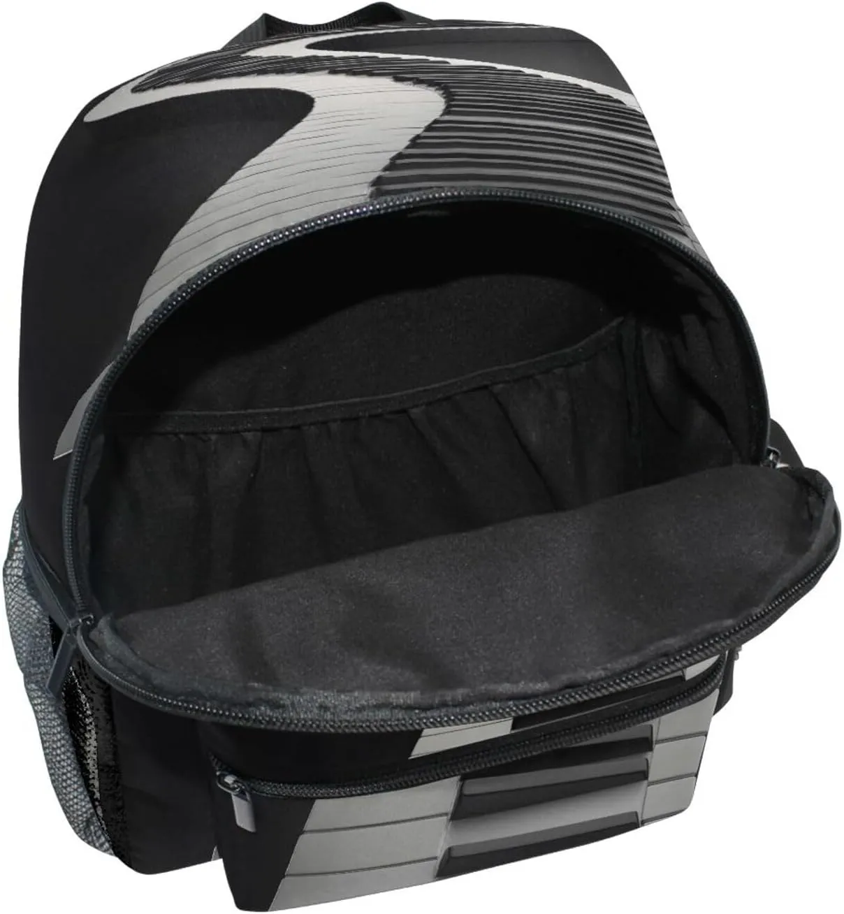 panksolu Abstract Piano Keys Toddler Backpack for Boys Girls,Kid Backpack with Chest Clip and Name Tag, M