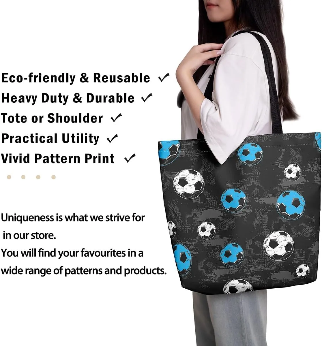 Papaya Canvas Tote Bag for Women,Tropical Fruit Shoulder Bag Green Leaves Leaf Cute Reusable Cloth Cotton Bags