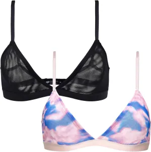 Parade Women's Silky Mesh Triangle Bralette: Available in Multi Packs