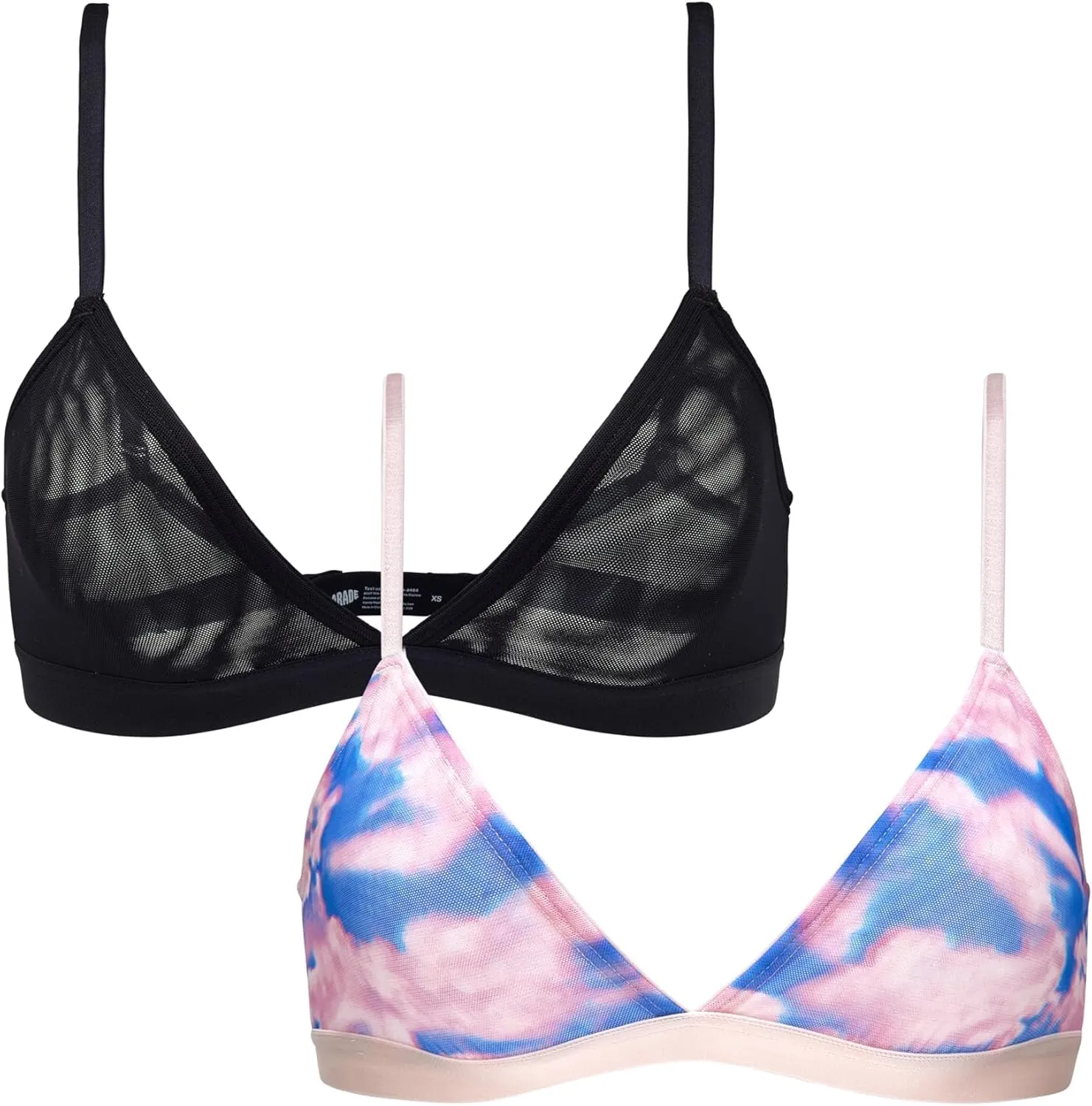 Parade Women's Silky Mesh Triangle Bralette: Available in Multi Packs
