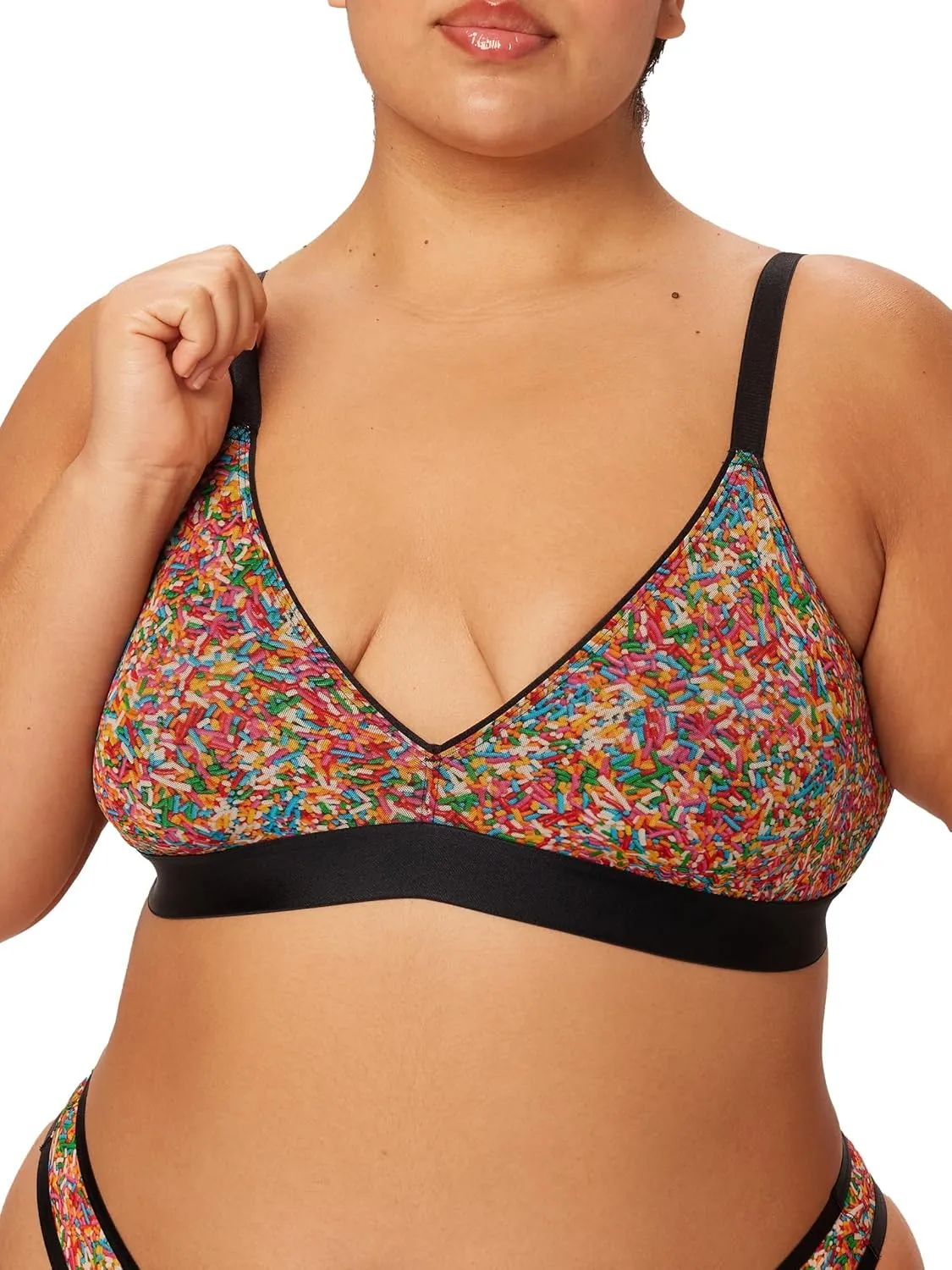 Parade Women's Silky Mesh Triangle Bralette: Available in Multi Packs