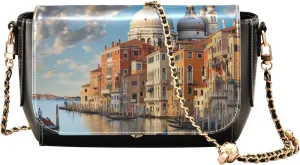 Parrot with Leaves and Flowers Women Leather Crossbody Bag, Crossbody Bags for Women, Zipper Shoulder Bag