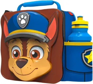 Paw Patrol Chase 3D Thermal Lunch Bag and 500ml Bottle Set