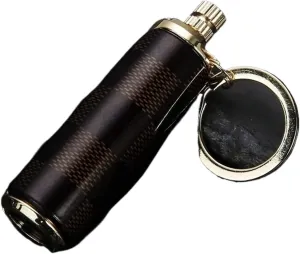 Permanent Match Lighter Reusable Waterproof Metal Multifunctional Keychain(#e758c8)