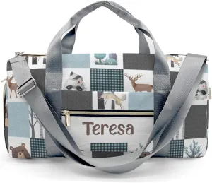 Personalized Animals Custom Multi-functional Travel Bag, Unisex Portable Duffel Bag, Short Distance Travel Assistant.