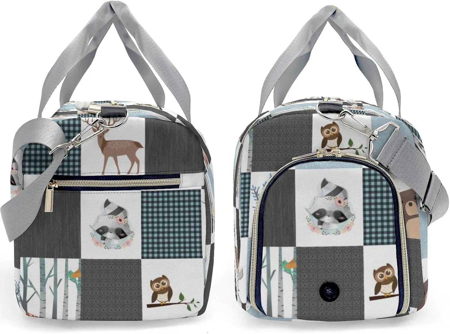 Personalized Animals Custom Multi-functional Travel Bag, Unisex Portable Duffel Bag, Short Distance Travel Assistant.