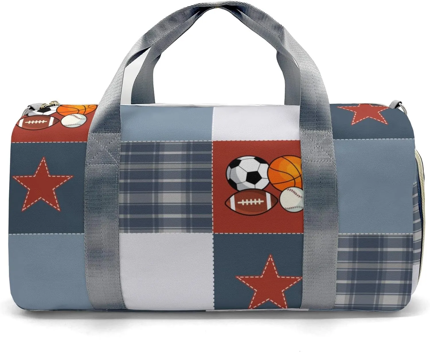 Personalized Ball Custom Multi-functional Travel Bag, Unisex Portable Duffel Bag, Short Distance Travel Assistant.