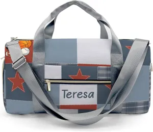 Personalized Ball Custom Multi-functional Travel Bag, Unisex Portable Duffel Bag, Short Distance Travel Assistant.