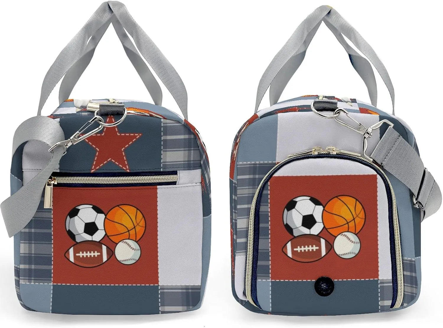 Personalized Ball Custom Multi-functional Travel Bag, Unisex Portable Duffel Bag, Short Distance Travel Assistant.