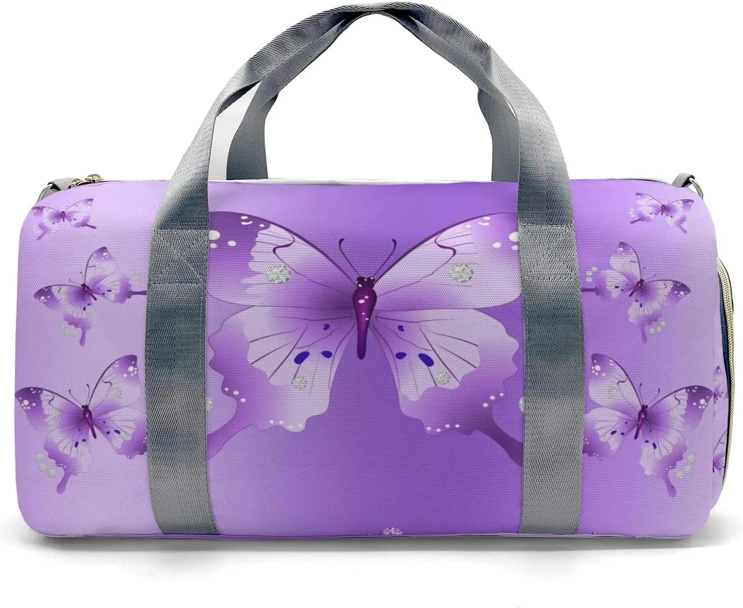 Personalized Butterfly Custom Multi-functional Travel Bag, Unisex Portable Duffel Bag, Short Distance Travel Assistant