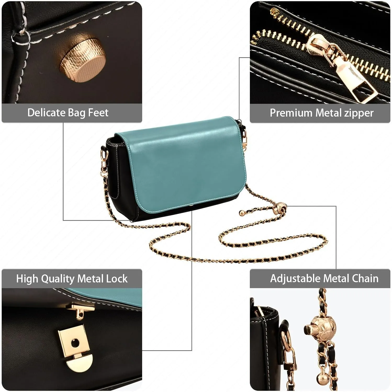 Personalized Custom Crossbody Bags For Women PU Leather Purse Handbag 208001