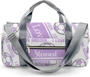 Personalized Soccer Custom Multi-functional Travel Bag, Unisex Portable Duffel Bag, Short Distance Travel Assistant
