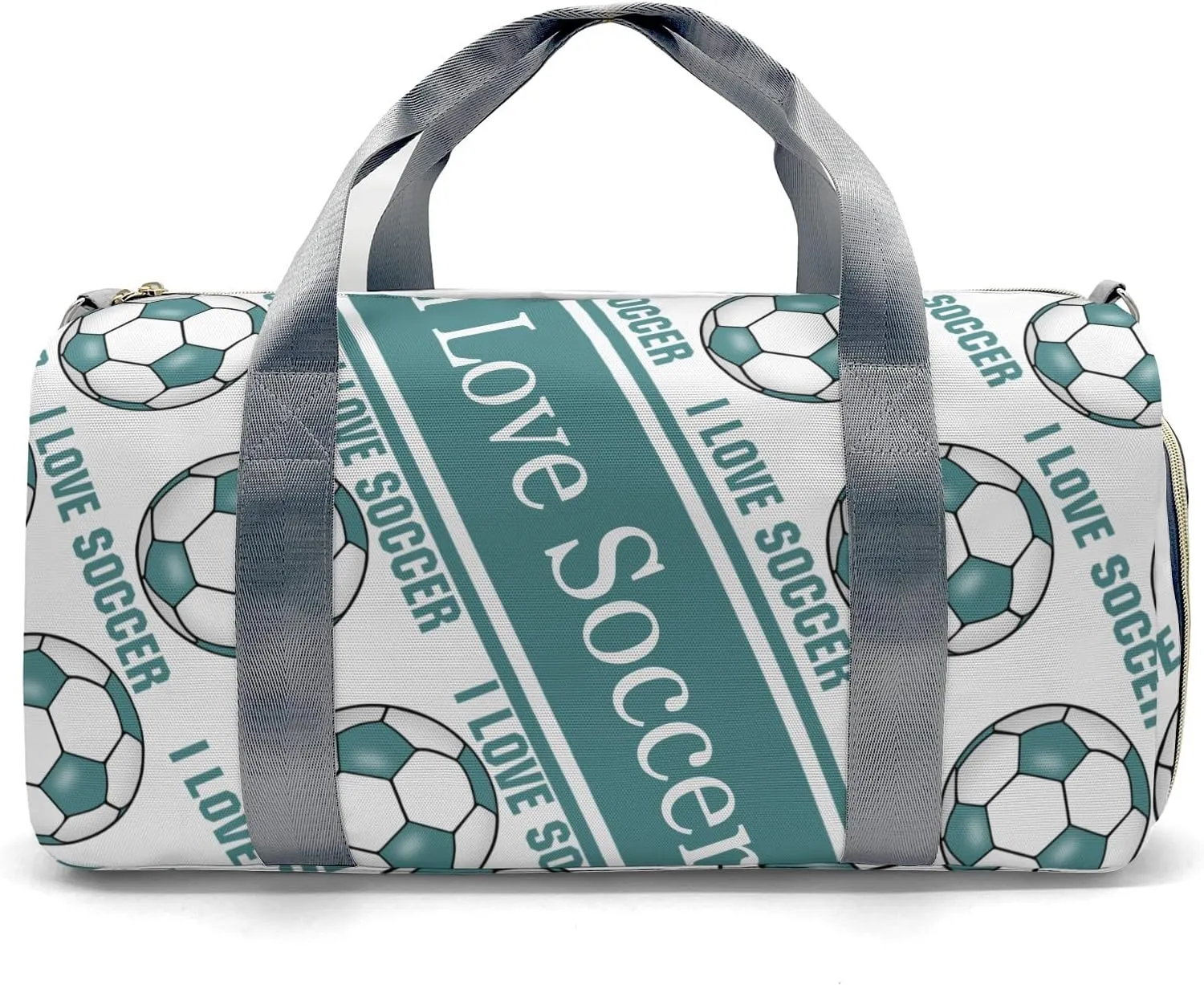 Personalized Soccer Custom Multi-functional Travel Bag, Unisex Portable Duffel Bag, Short Distance Travel Assistant