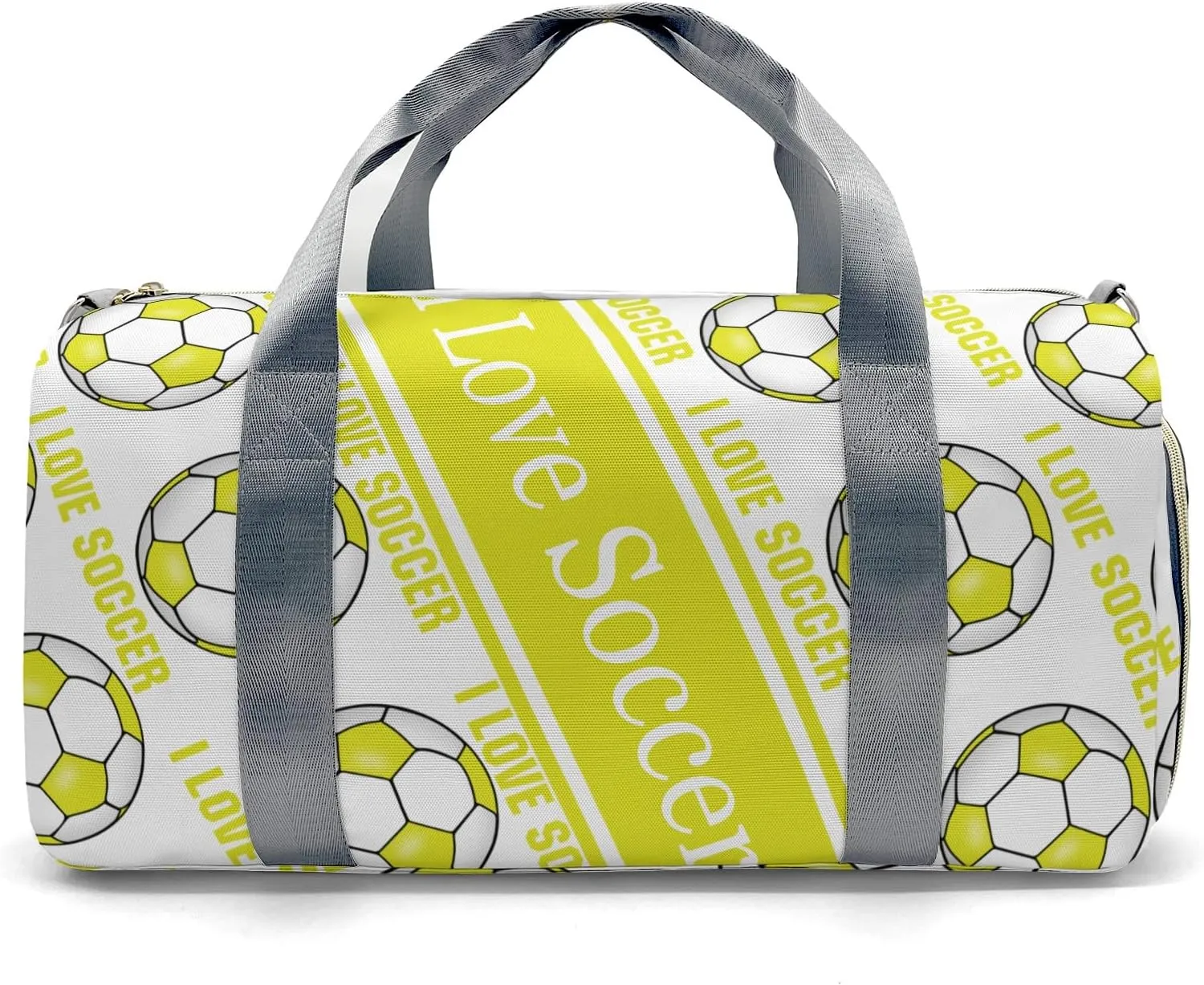 Personalized Soccer Custom Multi-functional Travel Bag, Unisex Portable Duffel Bag, Short Distance Travel Assistant