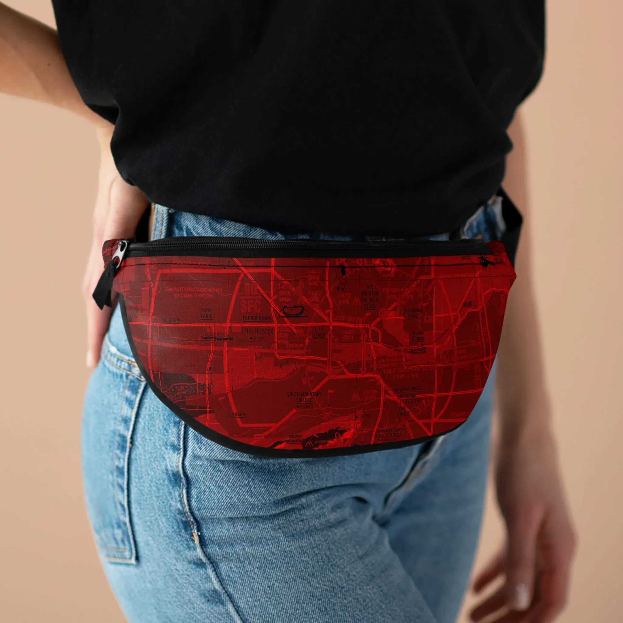 Phoenix TAC Chart fanny pack (red)