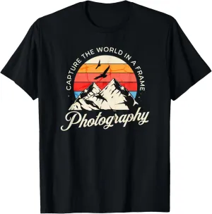 Photography: Capture The World in A Frame for Photographers T-Shirt