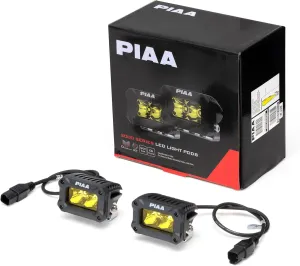 PIAA DKCL204 2000 Series Auxiliary Lamps 3 inch, Yellow, Spot Beam, Pack of 2 Kit