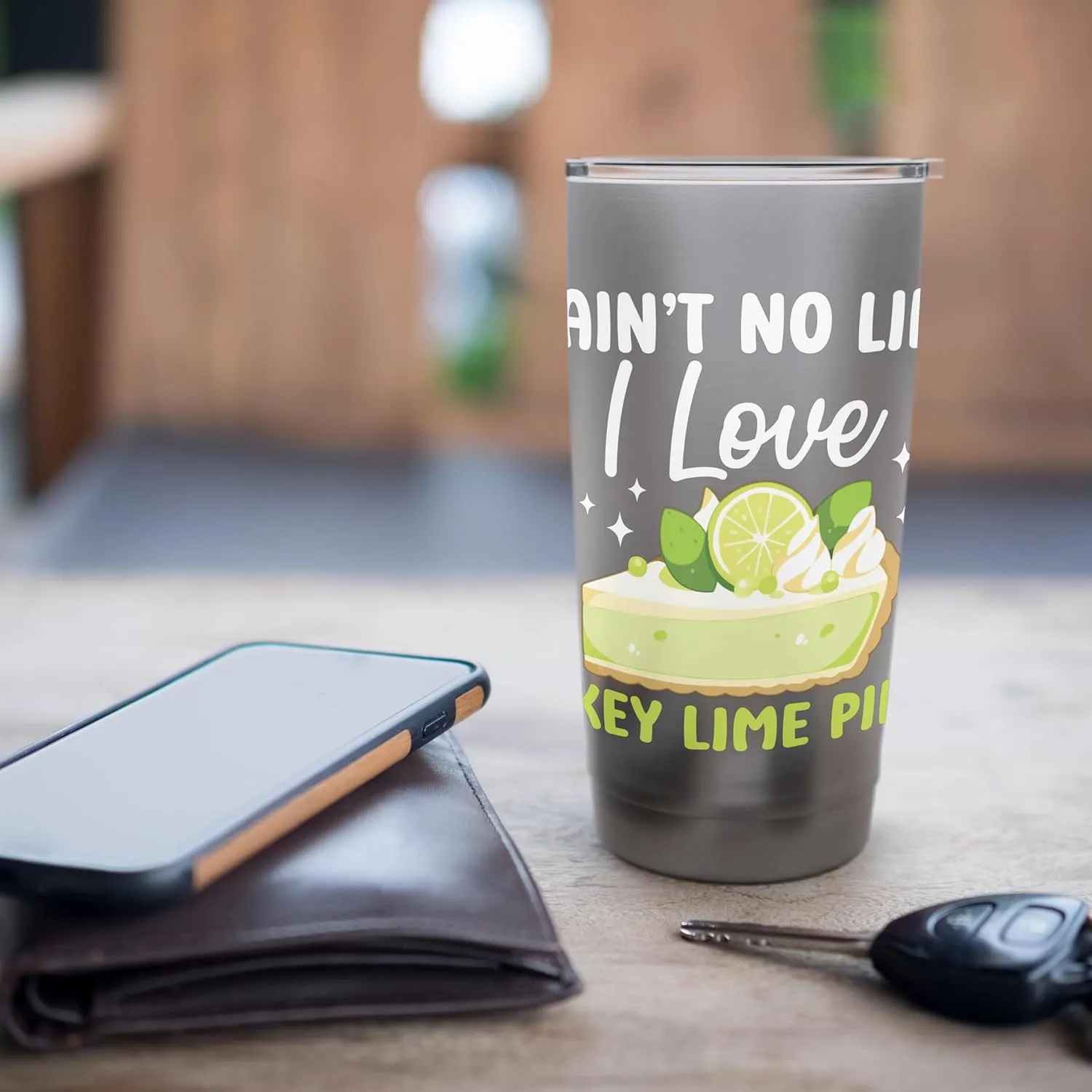 Pie Dessert Florida Dessert I Love Food Lover Florida Pie Stainless Steel Insulated Tumbler
