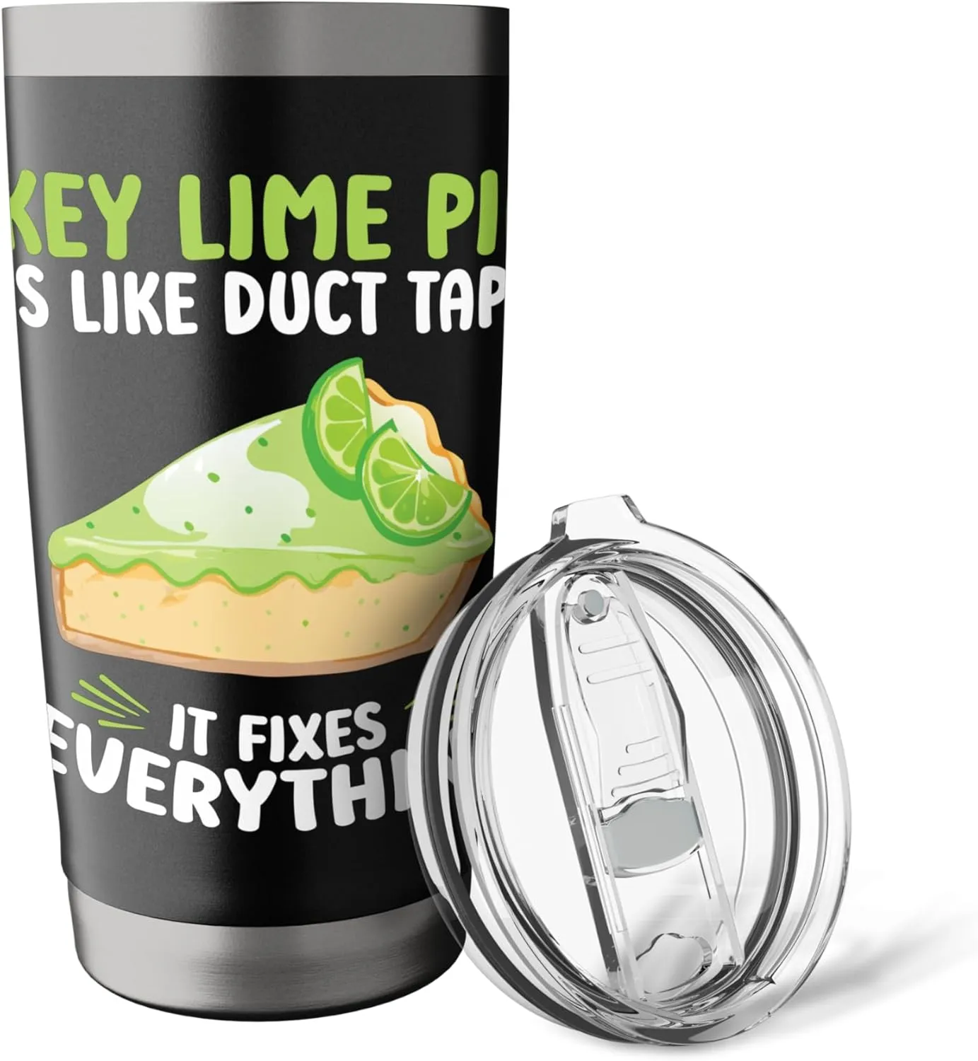 Pie Recipe Duct Tape West Florida Dessert Key Lime Pie Stainless Steel Insulated Tumbler