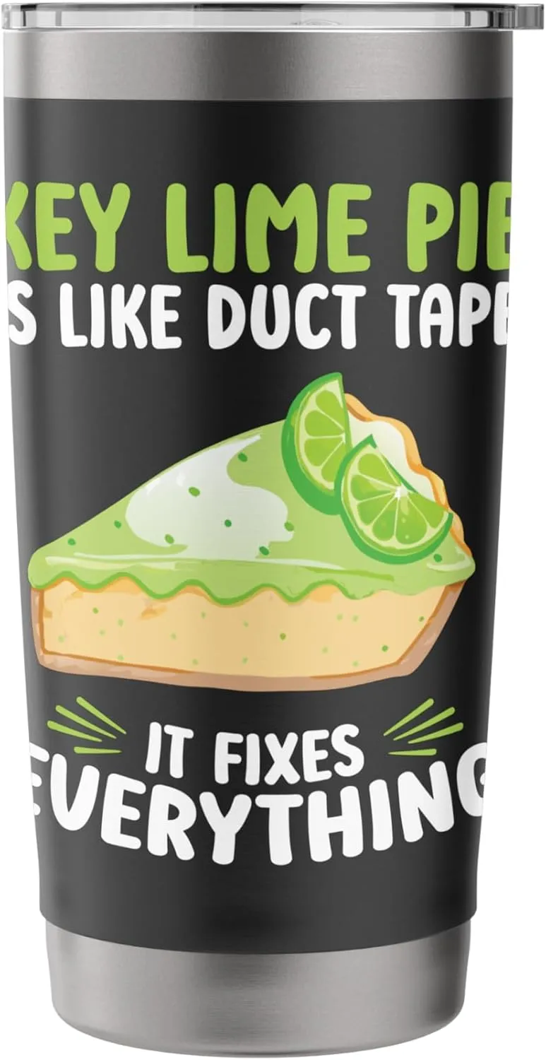 Pie Recipe Duct Tape West Florida Dessert Key Lime Pie Stainless Steel Insulated Tumbler