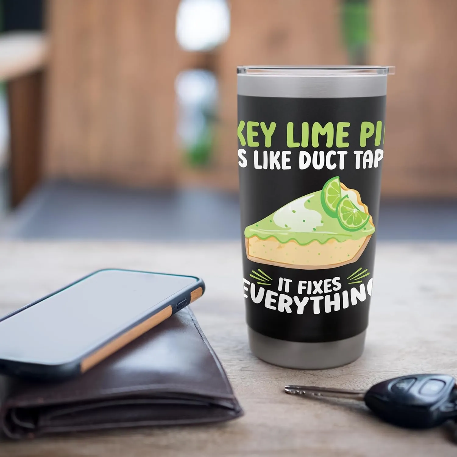 Pie Recipe Duct Tape West Florida Dessert Key Lime Pie Stainless Steel Insulated Tumbler