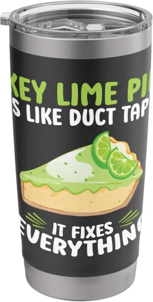 Pie Recipe Duct Tape West Florida Dessert Key Lime Pie Stainless Steel Insulated Tumbler