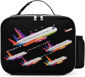Pilot Commercial Passenger Airplanes Adults Lunch Bag Insulated Lunch Box Reusable Lunch Tote Bag Lunch Pail for Work Picnic Beach Or Travel