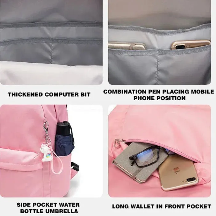 Pink Middle school backpack