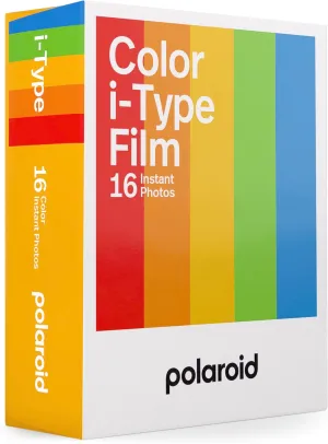 Polaroid Color Film for I-Type Double Pack, 16 Color Instant Photos (6009)